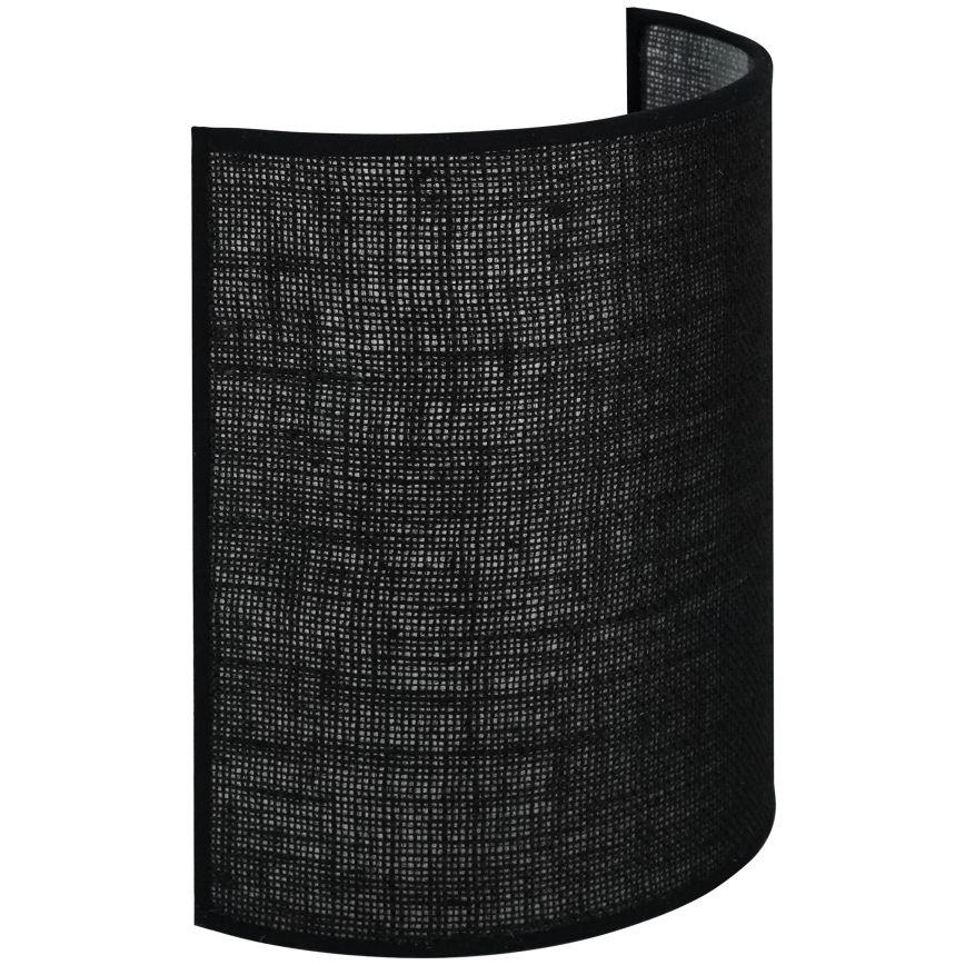 Brilagi - Φωτιστικό τοίχου SEMI 1xE27/15W/230V διάμετρος 20 cm μαύρο