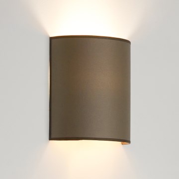 Brilagi - Φωτιστικό τοίχου SEMI 1xE27/15W/230V καφέ