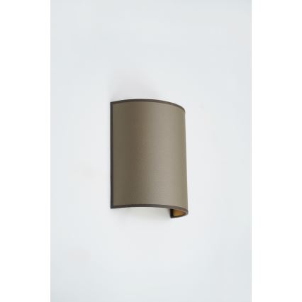 Brilagi - Φωτιστικό τοίχου SEMI 1xE27/15W/230V καφέ
