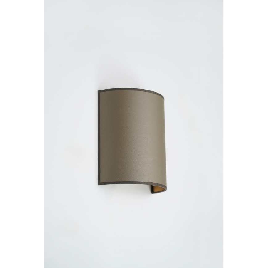 Brilagi - Φωτιστικό τοίχου SEMI 1xE27/15W/230V καφέ
