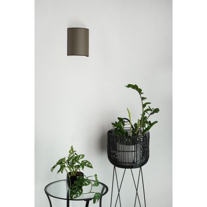 Brilagi - Φωτιστικό τοίχου SEMI 1xE27/15W/230V καφέ