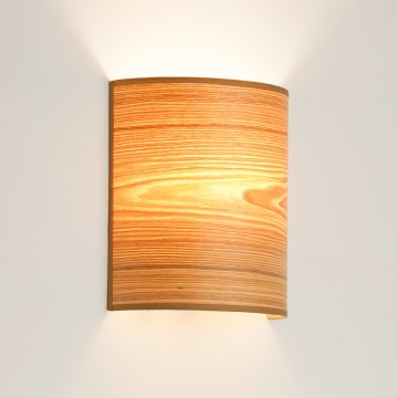 Brilagi - Φωτιστικό τοίχου SEMI 1xE27/15W/230V καφέ