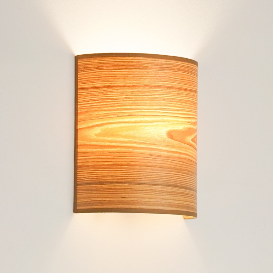 Brilagi - Φωτιστικό τοίχου SEMI 1xE27/15W/230V καφέ