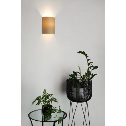 Brilagi - Φωτιστικό τοίχου SEMI 1xE27/15W/230V μπεζ
