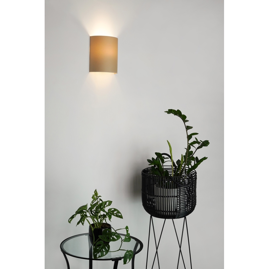 Brilagi - Φωτιστικό τοίχου SEMI 1xE27/15W/230V μπεζ