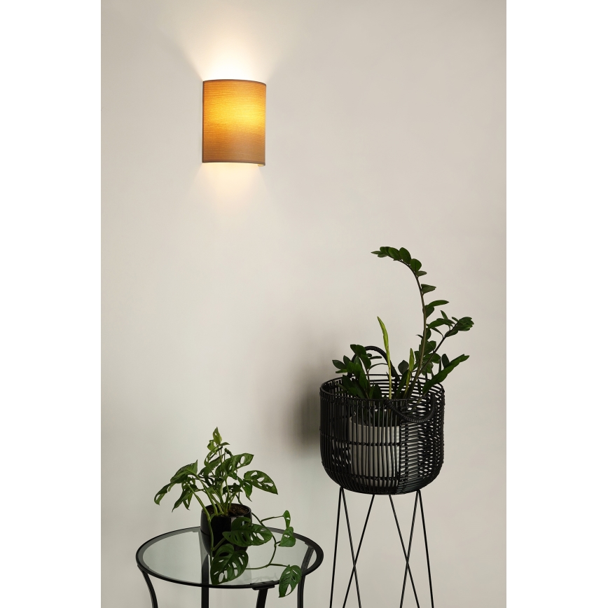 Brilagi - Φωτιστικό τοίχου SEMI 1xE27/15W/230V μπεζ