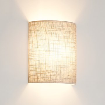 Brilagi - Φωτιστικό τοίχου SEMI 1xE27/15W/230V σκούρο