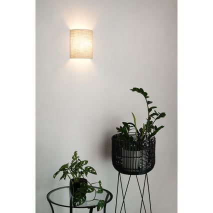 Brilagi - Φωτιστικό τοίχου SEMI 1xE27/15W/230V σκούρο