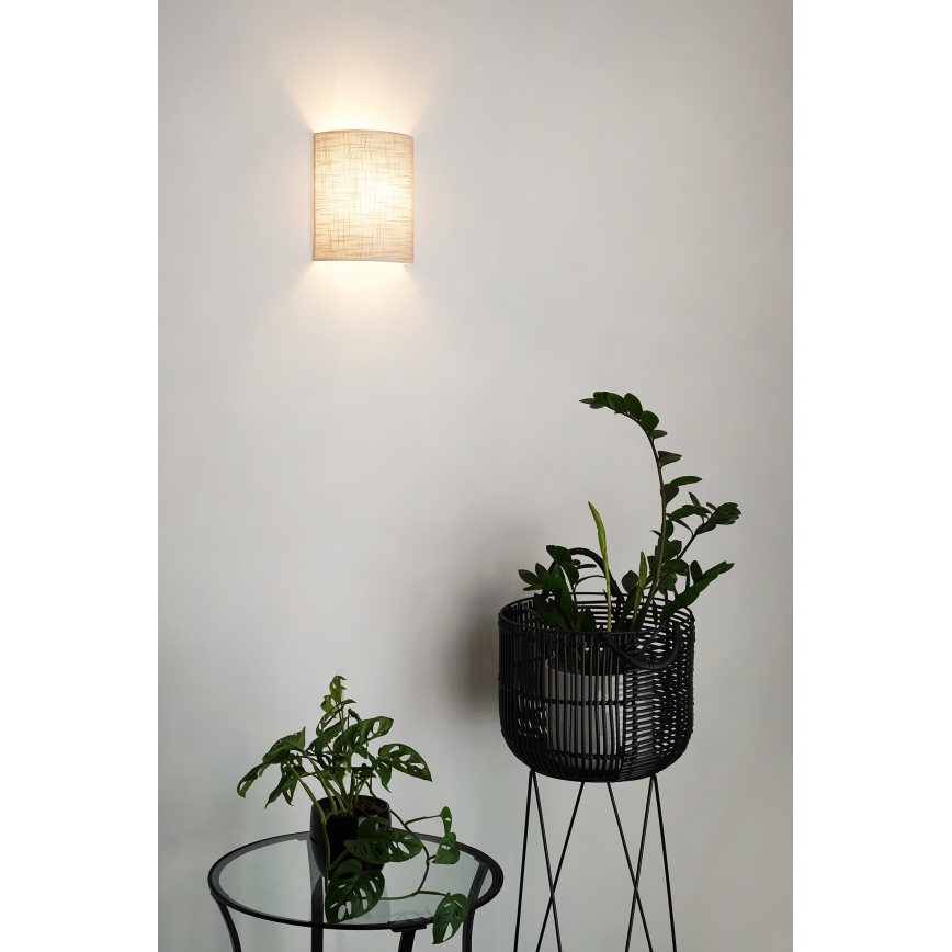Brilagi - Φωτιστικό τοίχου SEMI 1xE27/15W/230V σκούρο