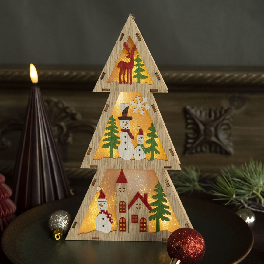 Brilagi - Χριστουγεννιάτικη LED διακόσμηση LED/2xAA δέντρο