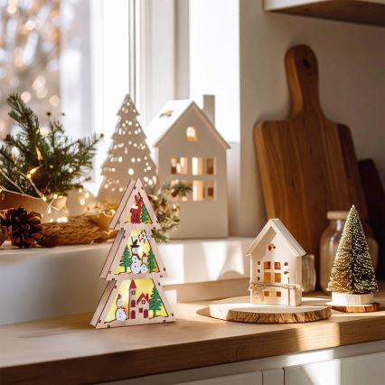 Brilagi - Χριστουγεννιάτικη LED διακόσμηση LED/2xAA δέντρο