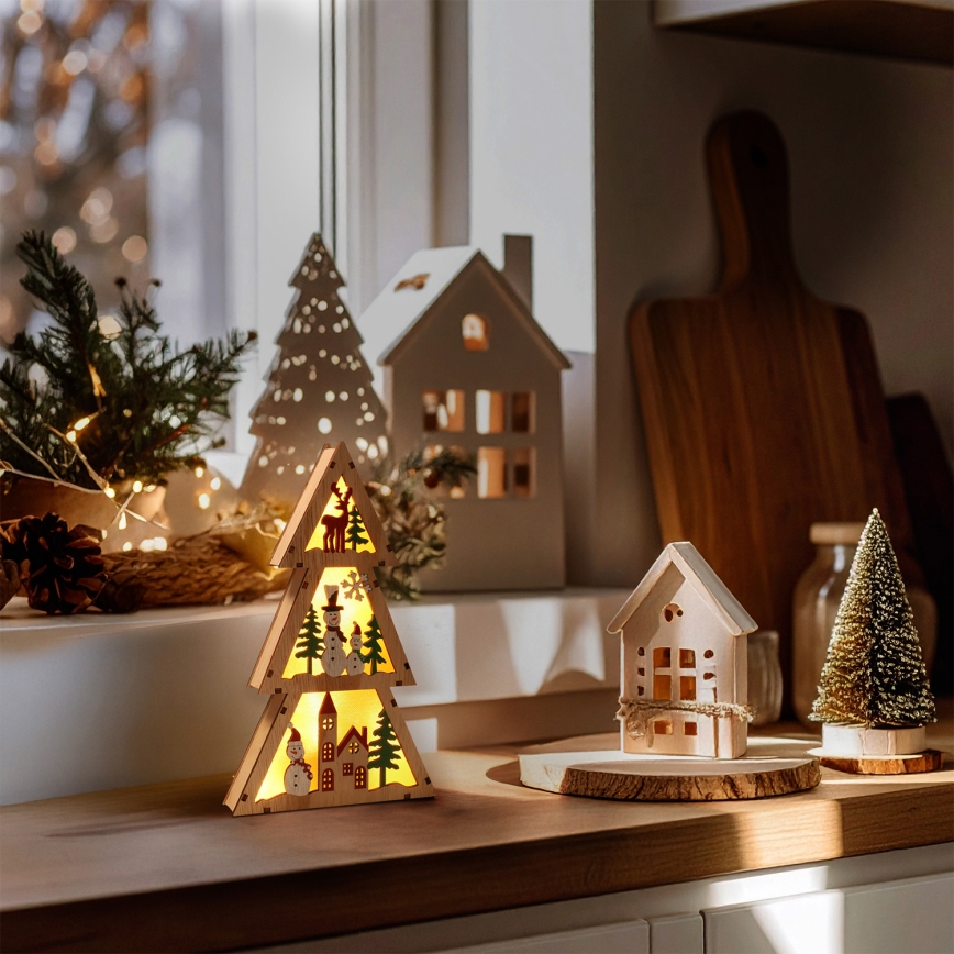 Brilagi - Χριστουγεννιάτικη LED διακόσμηση LED/2xAA δέντρο