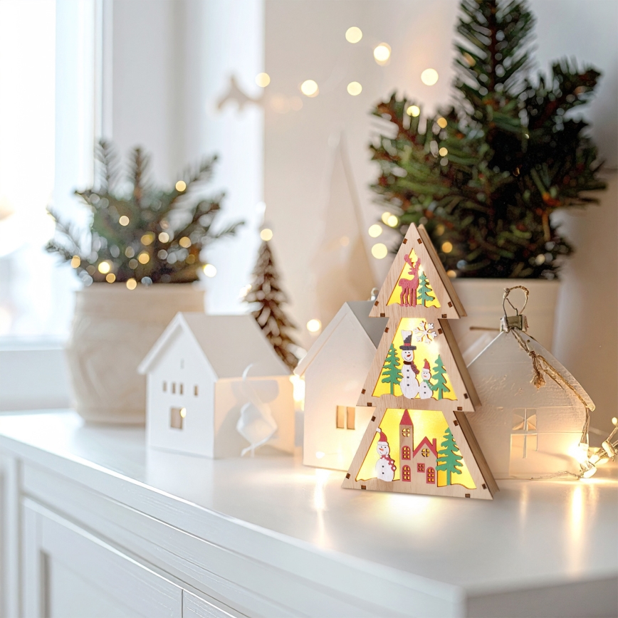 Brilagi - Χριστουγεννιάτικη LED διακόσμηση LED/2xAA δέντρο