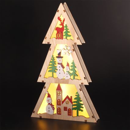 Brilagi - Χριστουγεννιάτικη LED διακόσμηση LED/2xAA δέντρο