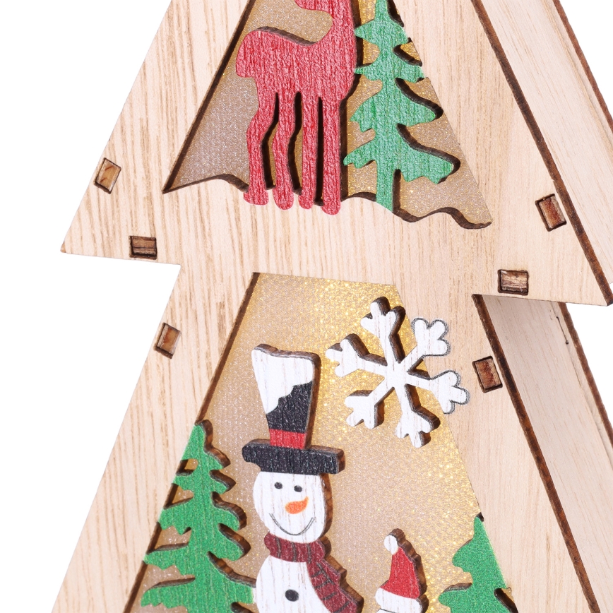 Brilagi - Χριστουγεννιάτικη LED διακόσμηση LED/2xAA δέντρο