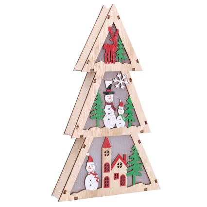 Brilagi - Χριστουγεννιάτικη LED διακόσμηση LED/2xAA δέντρο