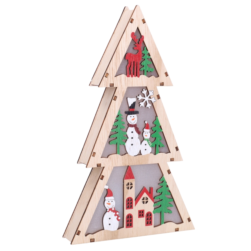 Brilagi - Χριστουγεννιάτικη LED διακόσμηση LED/2xAA δέντρο