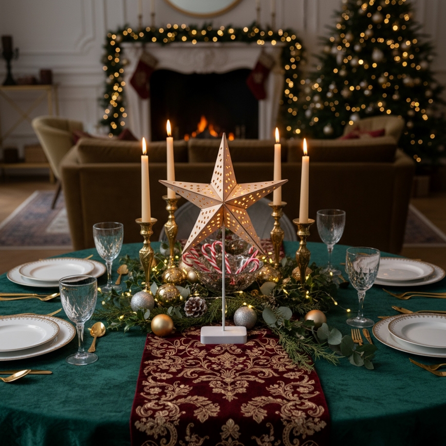 Brilagi - Χριστουγεννιάτικη LED διακόσμηση LED/3xAA 62x40 cm αστέρι