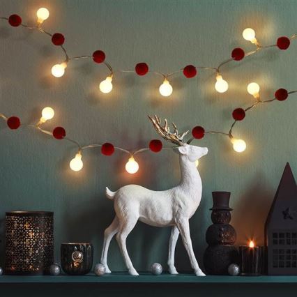 Brilagi - Χριστουγεννιάτικη γιρλάντα LED 20xLED/2xAA 1,8m ζεστό λευκό