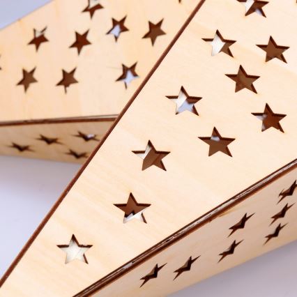 Brilagi - Χριστουγεννιάτικη διακόσμηση LED/2xAA 59x55 cm αστέρι