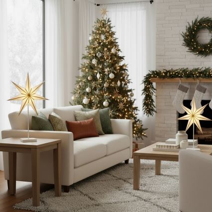 Brilagi - Χριστουγεννιάτικη διακόσμηση LED/3xAA 66x40 cm αστέρι