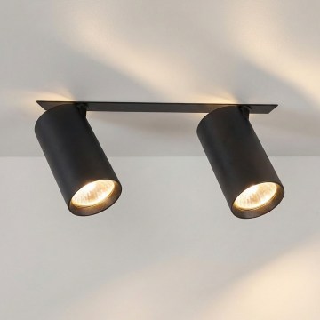 Brilagi - Χωνευτό φωτιστικό SELE 2xGU10/30W/230V μαύρο