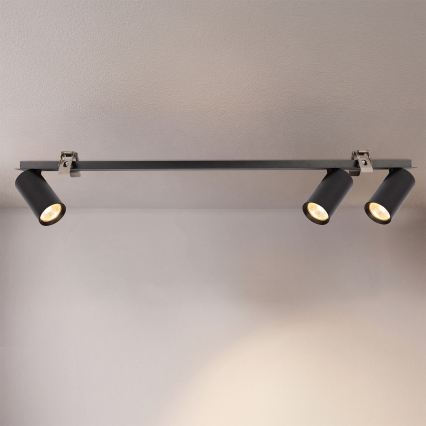 Brilagi - Χωνευτό φωτιστικό οροφής SELE 3xGU10/30W/230V μαύρο