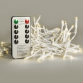 Brilagi - Χριστουγεννιάτικα εξωτερικά λαμπάκια LED 120xLED/8 λειτουργίες/3xAA 9m IP44 ζεστό λευκό