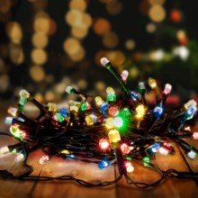 Brilagi - Χριστουγεννιάτικα λαμπάκια LED εξωτερικού χώρου 200xLED/2 λειτουργίες 25m IP44 πολύχρωμα