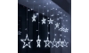 Brilagi -Χριστουγεννιάτικα λαμπάκια LED κουρτίνα εξωτερικού χώρου 77xLED/3xAA/USB 1,8m IP44 ψυχρό λευκό