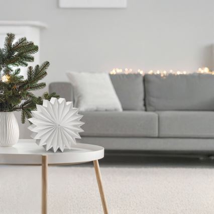 Brilagi - Χριστουγεννιάτικη LED διακόσμηση, νιφάδα 30 cm, LED/2xAA