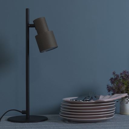 Brilliant - Eπιτραπέζιο φωτιστικό CADIZ 1xGU10/10W/230V μπρονζέ