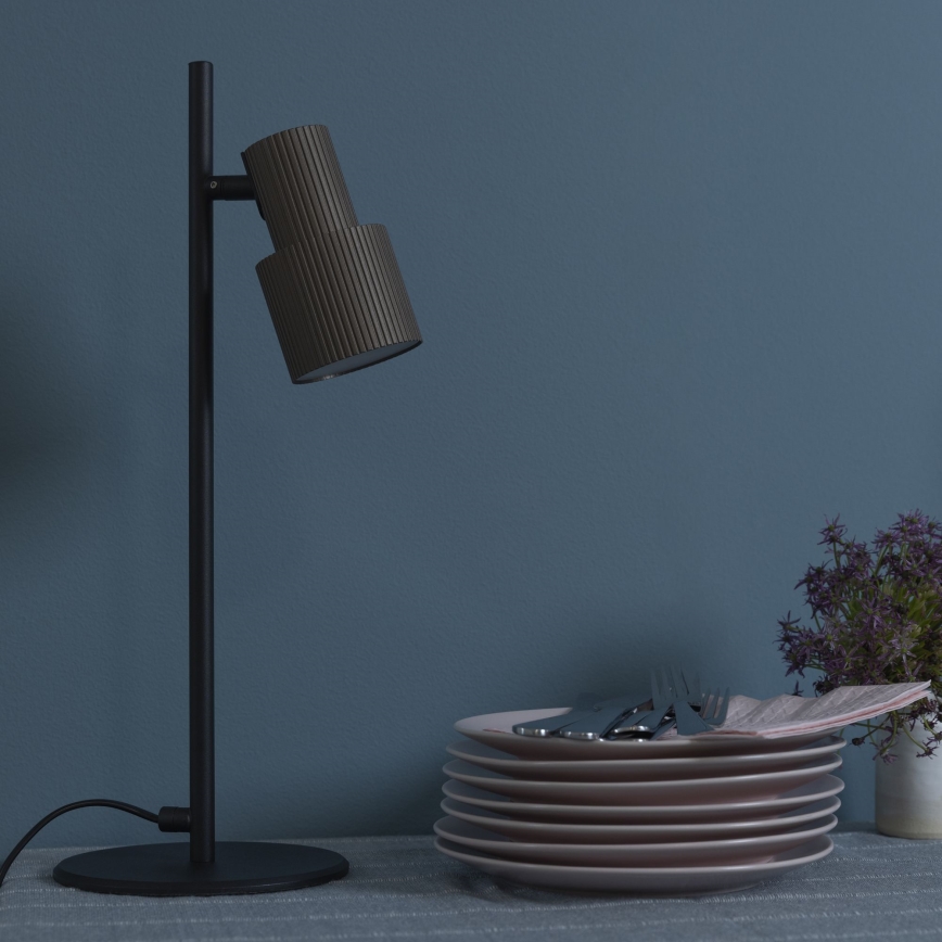 Brilliant - Eπιτραπέζιο φωτιστικό CADIZ 1xGU10/10W/230V μπρονζέ