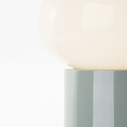 Brilliant - Eπιτραπέζιο φωτιστικό KNUT 1xE27/25W/230V πράσινο/λευκό