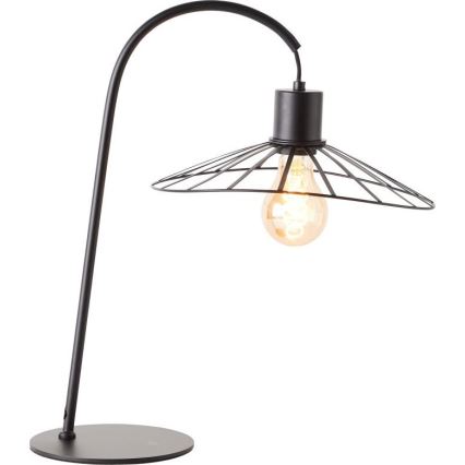 Brilliant - Eπιτραπέζιο φωτιστικό LEIKA 1xE27/52W/230V μαύρο