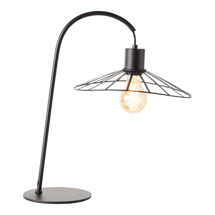 Brilliant - Eπιτραπέζιο φωτιστικό LEIKA 1xE27/52W/230V μαύρο