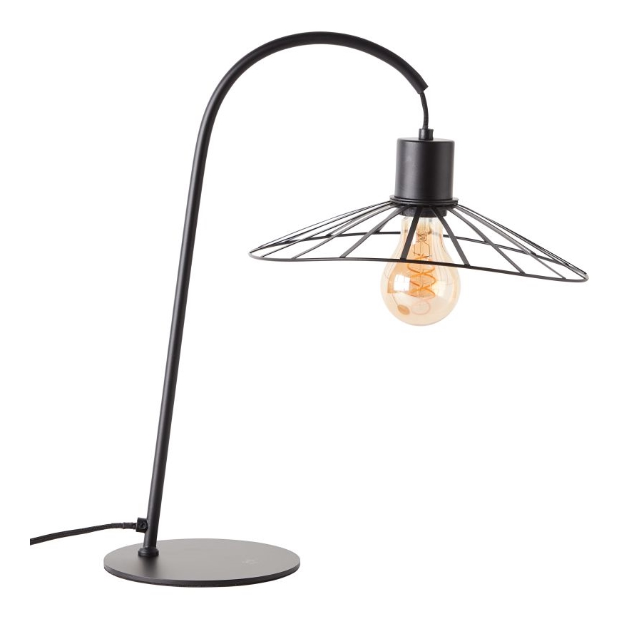 Brilliant - Eπιτραπέζιο φωτιστικό LEIKA 1xE27/52W/230V μαύρο