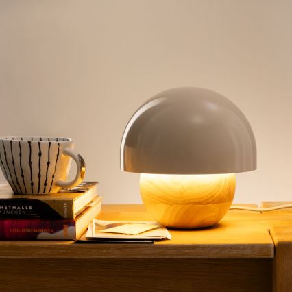 Brilliant - Eπιτραπέζιο φωτιστικό NALAM 1xE14/40W/230V γκρι/τέφρα