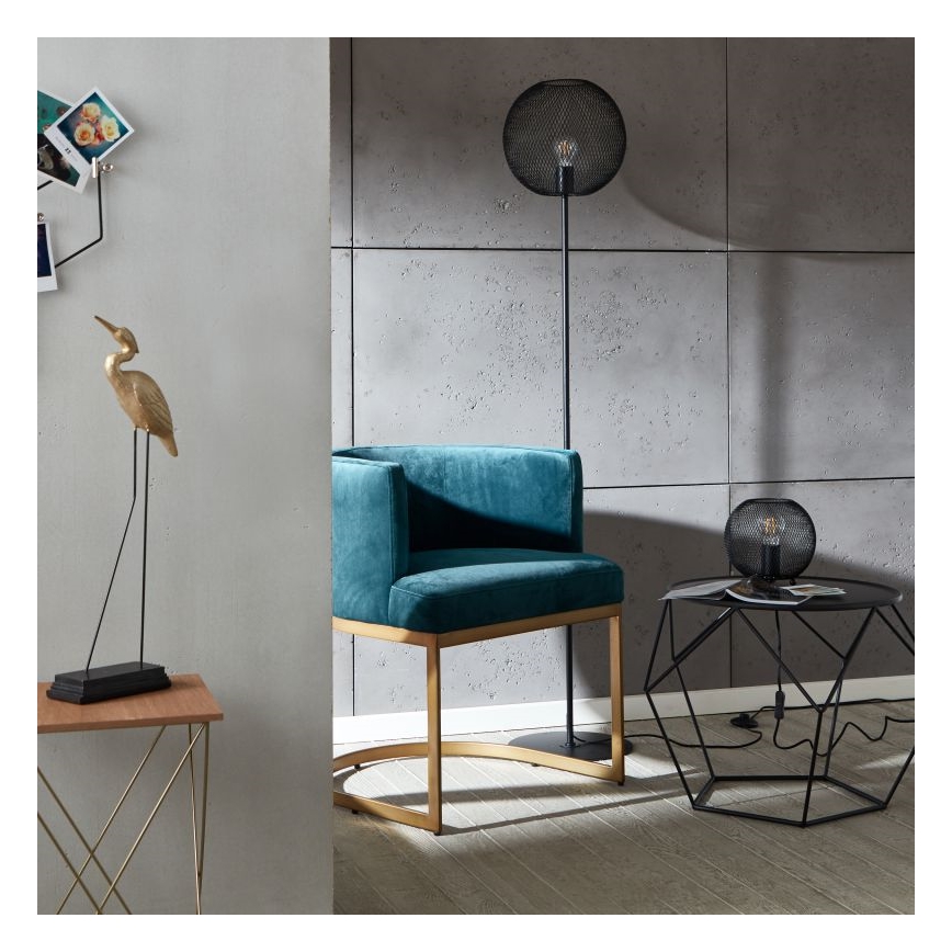 Brilliant - Eπιτραπέζιο φωτιστικό SOCO 1xE27/60W/230V μαύρο