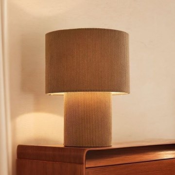 Brilliant - Eπιτραπέζιο φωτιστικό TONY 1xE27/20W/230V καφέ