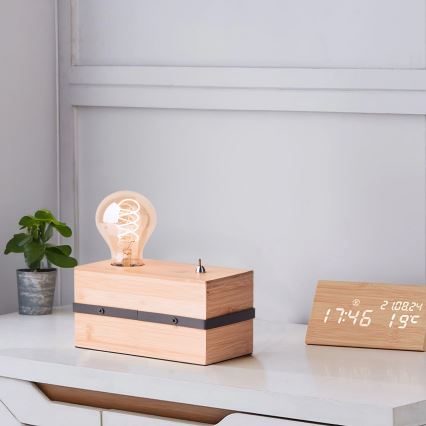 Brilliant - Eπιτραπέζιο φωτιστικό BENNY 1xE27/40W/230V μπαμπού
