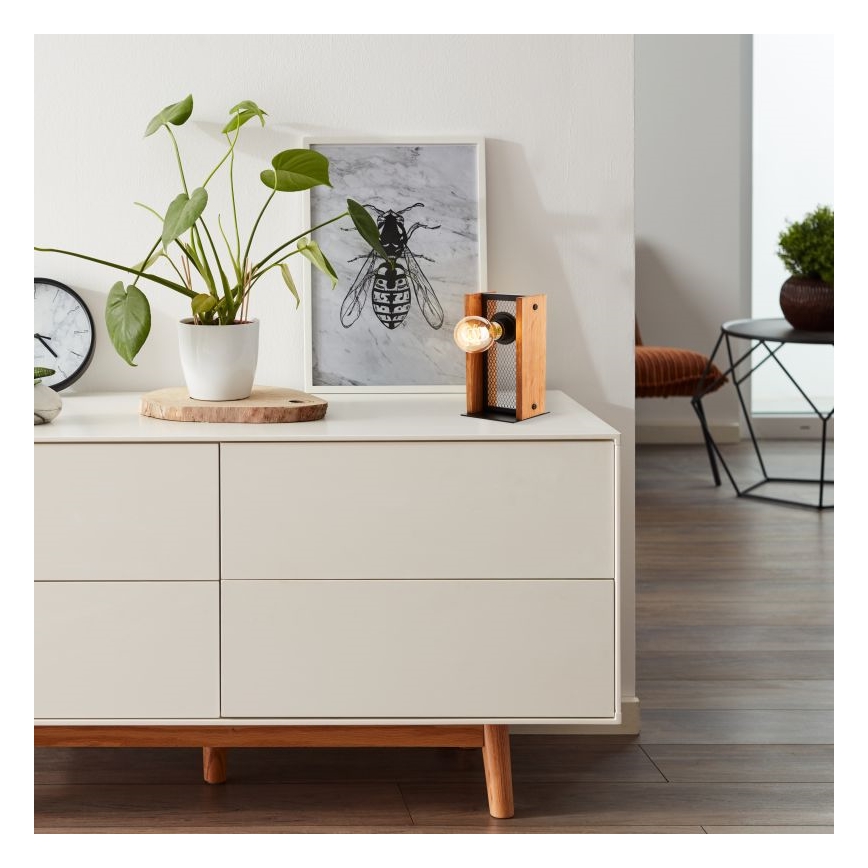 Brilliant - Eπιτραπέζιο φωτιστικό CALANDRA 1xE27/42W/230V πεύκο