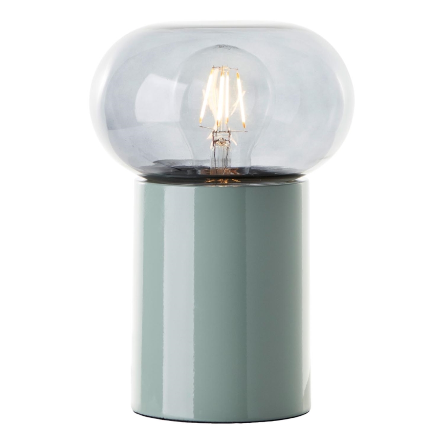Brilliant - Eπιτραπέζιο φωτιστικό KNUT 1xE27/25W/230V πράσινο/διαφανές