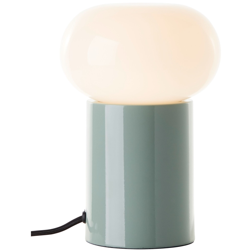 Brilliant - Eπιτραπέζιο φωτιστικό KNUT 1xE27/25W/230V πράσινο/λευκό