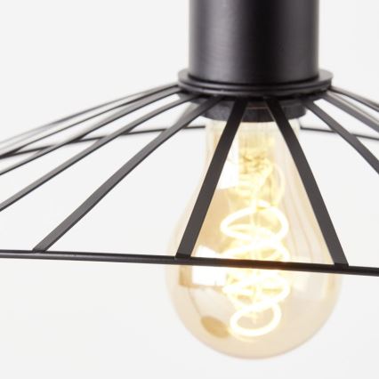 Brilliant - Eπιτραπέζιο φωτιστικό LEIKA 1xE27/52W/230V μαύρο