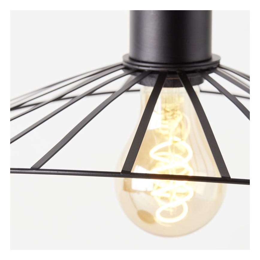 Brilliant - Eπιτραπέζιο φωτιστικό LEIKA 1xE27/52W/230V μαύρο