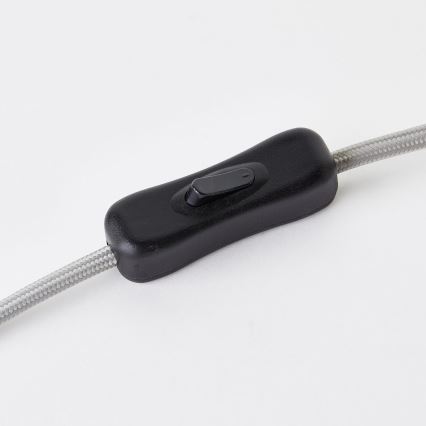 Brilliant - Eπιτραπέζιο φωτιστικό NALAM 1xE14/40W/230V γκρι/ξύλο τέφρας - FSC πιστοποιημένο
