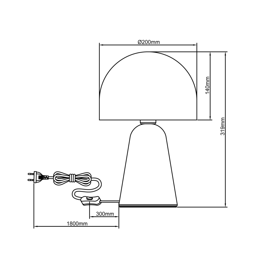 Brilliant - Eπιτραπέζιο φωτιστικό NALAM 1xE14/40W/230V μπεζ