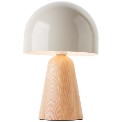 Brilliant - Eπιτραπέζιο φωτιστικό NALAM 1xE14/40W/230V μπεζ/τέφρα