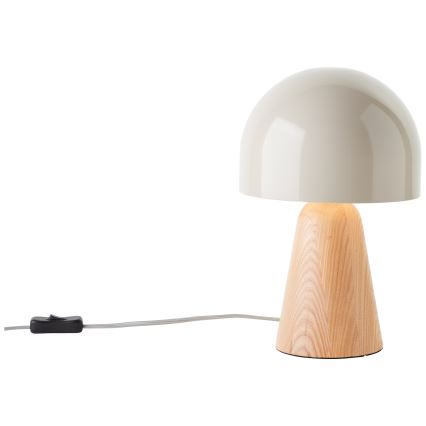 Brilliant - Eπιτραπέζιο φωτιστικό NALAM 1xE14/40W/230V μπεζ/τέφρα